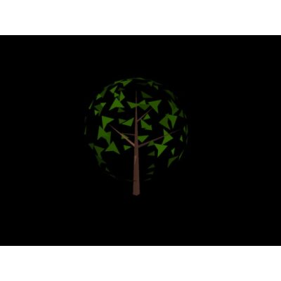 Arbol 3D Frondoso