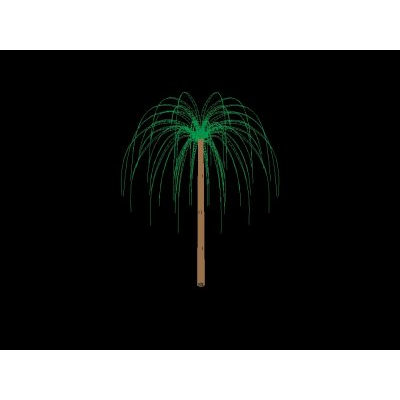 Palmera Tropical en 3D