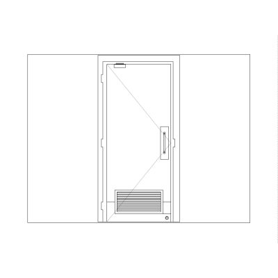 Puerta metalica