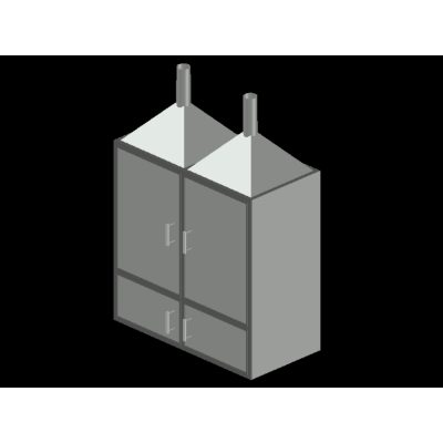 Ahumadora de carne 3d
