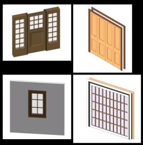 Türen und Fenster Revit RFA
