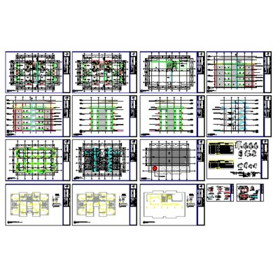 Complejo Multifamiliar en AutoCAD
