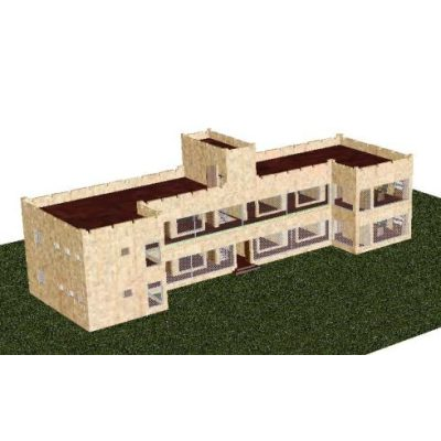 3d office building
