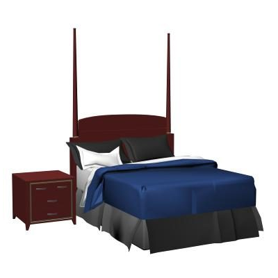 Juego de dormitorio 3d