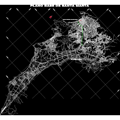 Plano de Santa marta