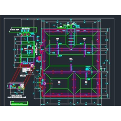 Residual water treatment plant