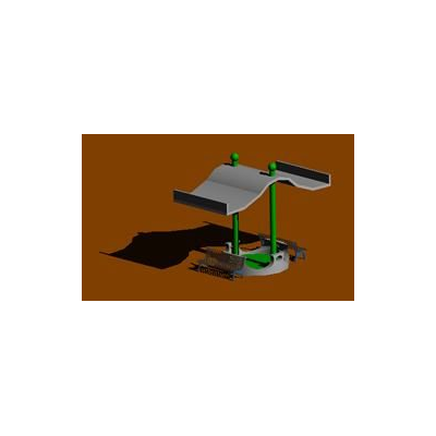 Bancas  con jardinera 3d