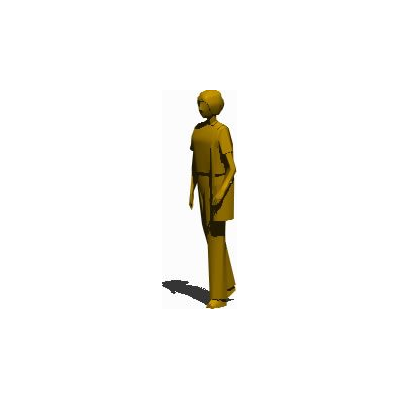 Mujer Caminando en 3D