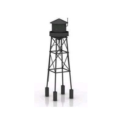 Torre de agua 3d
