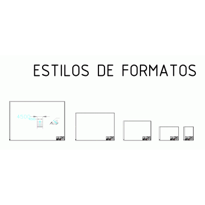 Estilos de cotas y formatos