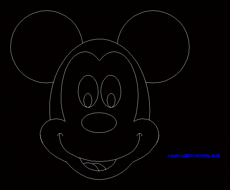 Dibujo mickey mouse 2d