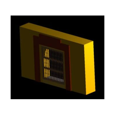 Ventana colonial 3d