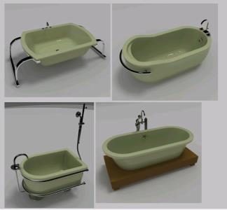 Tubs - 3d baths