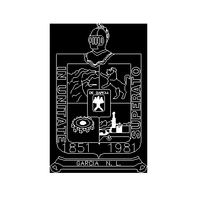 Escudo del municipio de garcia; nuevo leon; mexico