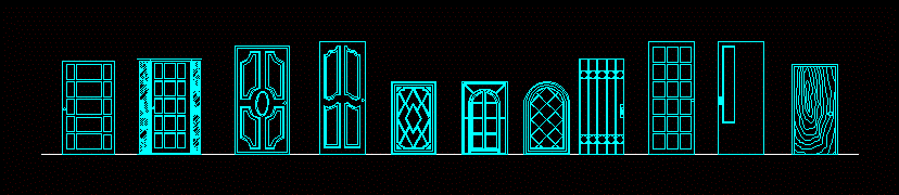 2D-Fenster und Türen