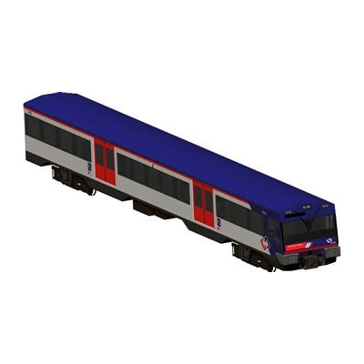 Coche motor con cabina para conduccion