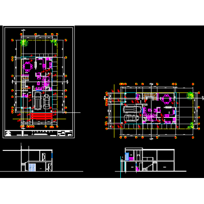 Construction plans of a house