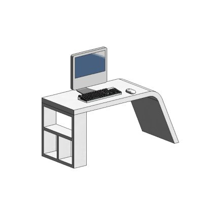 Escritorio sillon computadora mouse