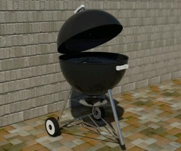 Barbecue a carbone 98x64x57 cm