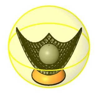 3d paraboloid lamp