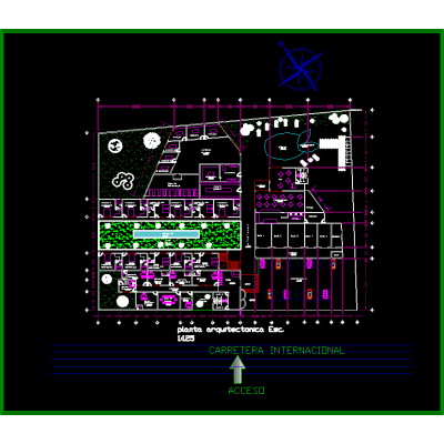 Plano Completo de Hotel Funcional