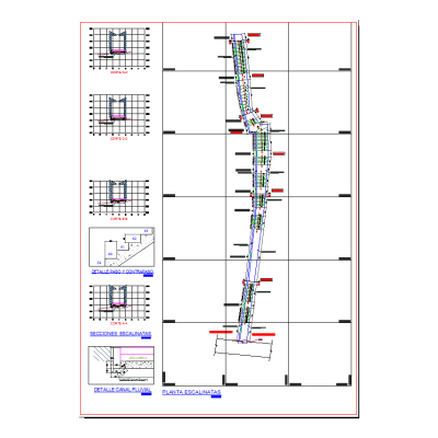 Plano de escalinatas