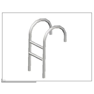 Escalera de alberca 3d