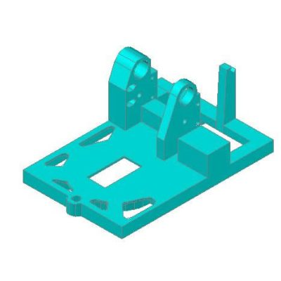 Bastidor copiadora de llaves 3d