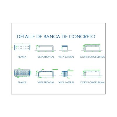 Bancas para parques y areas verdes.