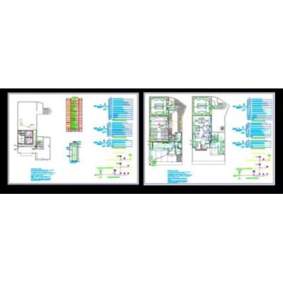Plano electricidad unifamiliar - autocad