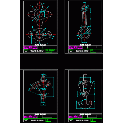 Practice pieces. - autocad exercises
