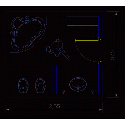 Designer bathroom with jacuzzi02