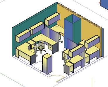 3d office project