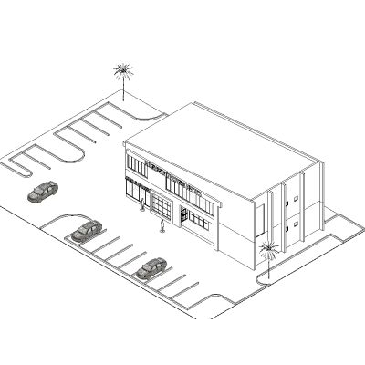 3d design of a community bank