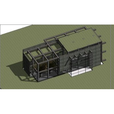 Pabellon de arte 3d rvt