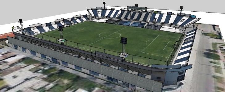 Estádio Francisco Cabases 3D