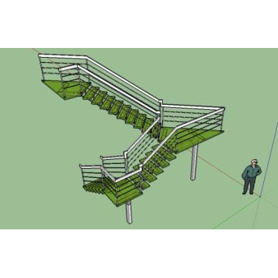 Escalera triangular