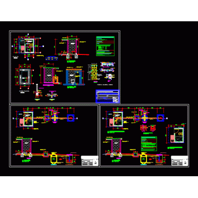 Plano de instalacion de letrinas
