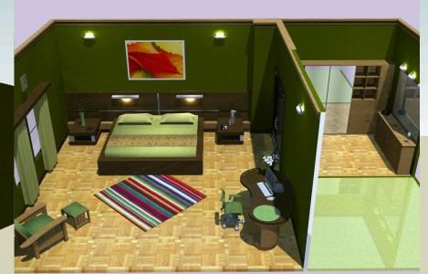 Dormitorio 3d