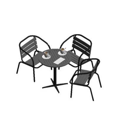 Muebles externos para terraza