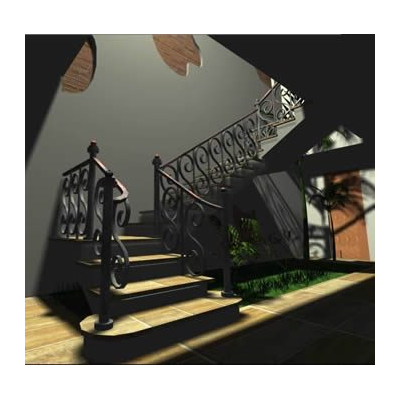 Escalera 3d