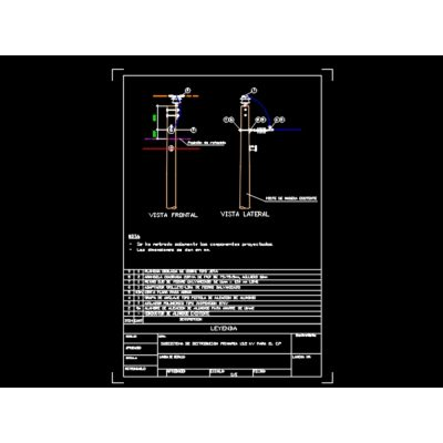 Armed type dt-0; electrical system in 13.8kv
