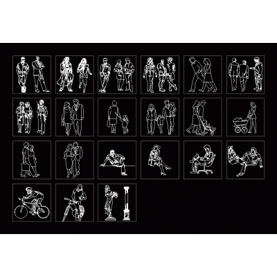 Personas bloques