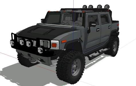Hummer h2 campo a traves