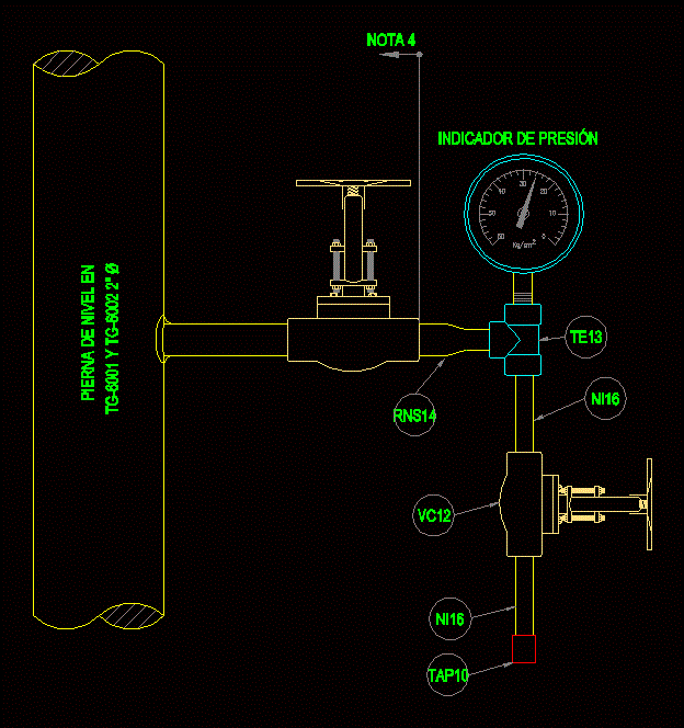 Type 5 pressure gauge