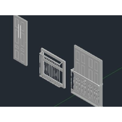 Puertas y ventanas folcloricas colombianas