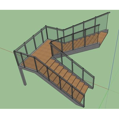 Escalera metalica