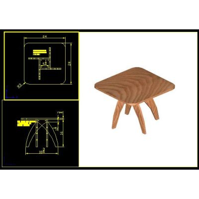Modern Wooden Table