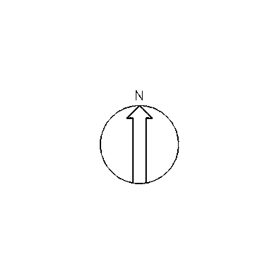 Simbolo de Norte Circular
