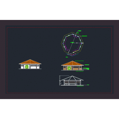 Kiosco de madera